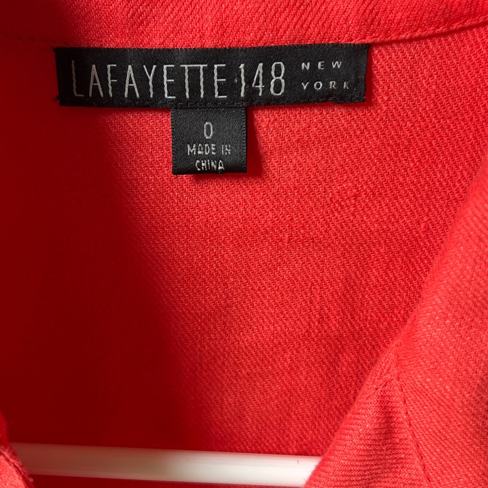 VGUC Lafayette 148 100% Linen jacket - Picture 3 of 5